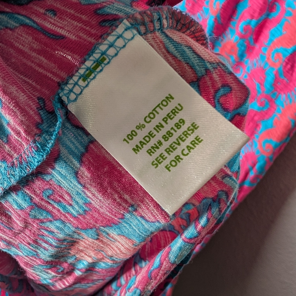 Lilly Pulitzer Vibrant Pink and Blue Maxi Dress - Picture 8 of 10